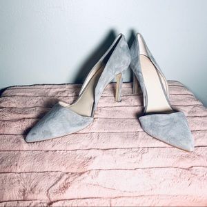 Banana Republic gray suede d’orsay heel size 9.5